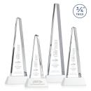 Majestic Tower White on Newhaven Base Towers Crystal Award
