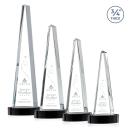 Majestic Tower Black on Alberton Base Towers Crystal Award