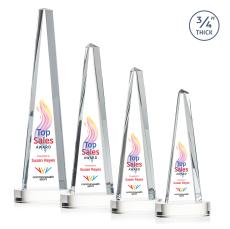 Majestic Tower Full Color Clear on Alberton Base Towers Crystal Award - Awards and Trophies