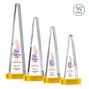 Majestic Tower Full Color Gold on Alberton Base Towers Crystal Award
