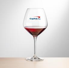 Santiago Burgundy Wine - Full Color - Barware
