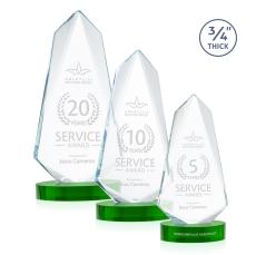 Sheridan Green on Alberton Base Unique Crystal Award - Crystal Awards