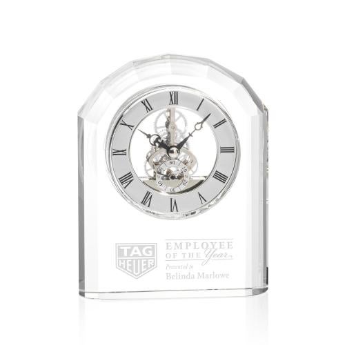 Awards and Trophies - Crystal Awards - Birkdale Clock