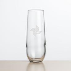 Ossington Stemless Flute - Deep Etch - Barware