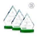 Apex Green on Alberton Base Diamond Crystal Award