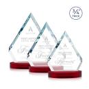 Apex Red on Alberton Base Diamond Crystal Award