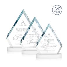 Apex White on Alberton Base Diamond Crystal Award - Diamond Awards