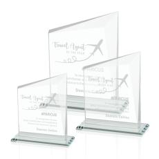 Bellamy Clear Peaks Crystal Award - Crystal Awards