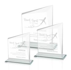 Bellamy Clear Peaks Crystal Award - Awards and Trophies