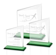 Bellamy Green  Peaks Crystal Award - Awards and Trophies