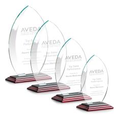 Windermere Rosewood Flame Crystal Award - Awards and Trophies