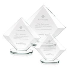 Teston Clear Diamond Crystal Award - Awards and Trophies