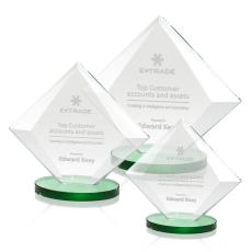 Teston Green Diamond Crystal Award - Crystal Awards