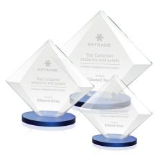 Teston Blue Diamond Crystal Award - Diamond Awards