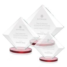 Teston Red Diamond Crystal Award - Awards and Trophies