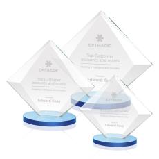 Teston Sky Blue Diamond Crystal Award - Awards and Trophies