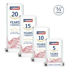 Dalton Full Color Clear on Alberton Base Rectangle Crystal Award - Awards and Trophies