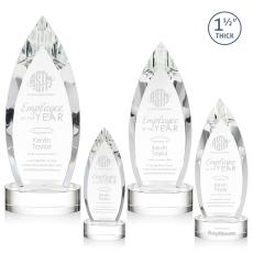 Fortier Clear Peaks Crystal Award - Awards and Trophies