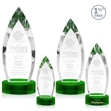 Fortier Green on Base Peaks Crystal Award - Awards and Trophies