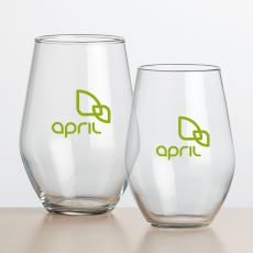 Vale Stemless Wine - Imprinted - Wine Glasses
