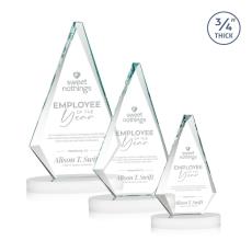 Windsor White on Alberton Base Diamond Crystal Award - Diamond Awards