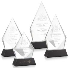 Shelton Black on Newhaven Base Diamond Crystal Award - Awards and Trophies