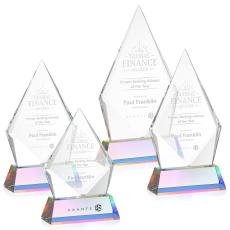 Shelton Prismatic on Newhaven Base Diamond Crystal Award - Crystal Awards