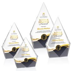 Shelton Full Color Clear Diamond Crystal Award - Full Color Imprint
