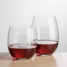 Zacata Stemless Wine - Deep Etch - Stemless