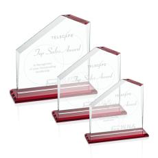 Employee Gifts - Fairmont Red  Peaks Crystal Award