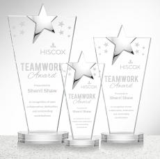 Mantella Chrome Clear Star Crystal Award - Awards and Trophies