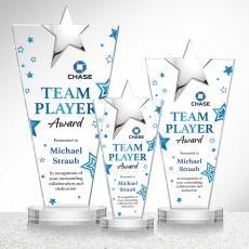 Mantella Chrome Full Color Clear Star Crystal Award - Awards and Trophies
