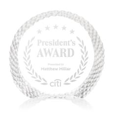 Rossini Circle Crystal Award - Awards and Trophies