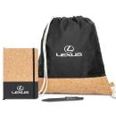 Cousteau Journal Gift Set w/Pen & Drawstring Tote