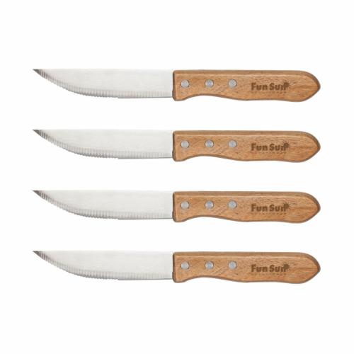 Promotional Products - Housewares - Kitchen Knives - Rustler Steak Knife Set - 4pc