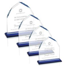 Employee Gifts - Montibello Blue  Peaks Crystal Award