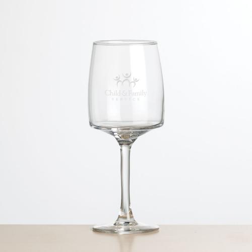 Corporate Gifts - Barware - Wine Glasses - Cherwell Wine - Deep Etch 