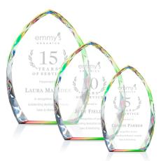 Employee Gifts - Wilton Multi-Color Crystal Award