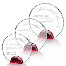 Employee Gifts - Maplin Red Circle Crystal Award
