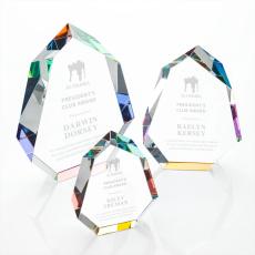 Norwood Prismatic Polygon Crystal Award - Crystal Awards