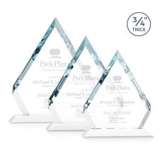 Employee Gifts - Apex White Diamond Crystal Award