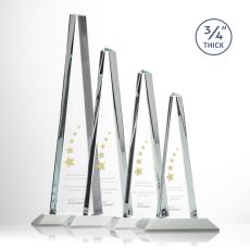 Employee Gifts - Majestic Tower White Towers Crystal Award