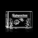 Lexington Cube 3D Rectangle Crystal Award