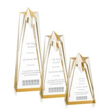 Employee Gifts - Rosina Gold Star Acrylic Award