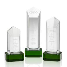 Employee Gifts - Jolanda Green  on Base Towers Crystal Award