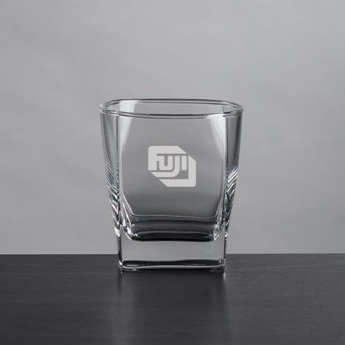 Corporate Gifts - Barware - On the Rocks Glasses - Sterling OTR/DOF - Deep Etch 