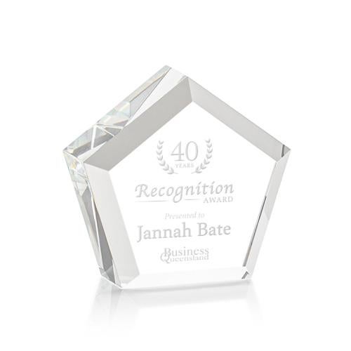 Awards and Trophies - Crystal Awards - Genosee Polygon Crystal Award