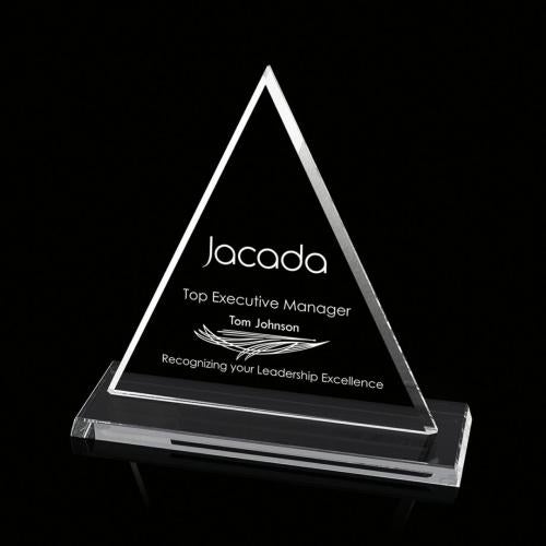 Awards and Trophies - Crystal Awards - Princeton Starfire Pyramid Crystal Award