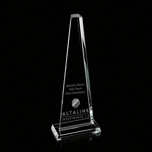 Awards and Trophies - Crystal Awards - Pinnacle Starfire Towers Crystal Award
