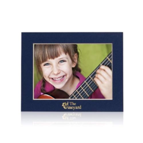 Corporate Gifts - Desk Accessories - Picture Frames - Leiber Bevel - Blue